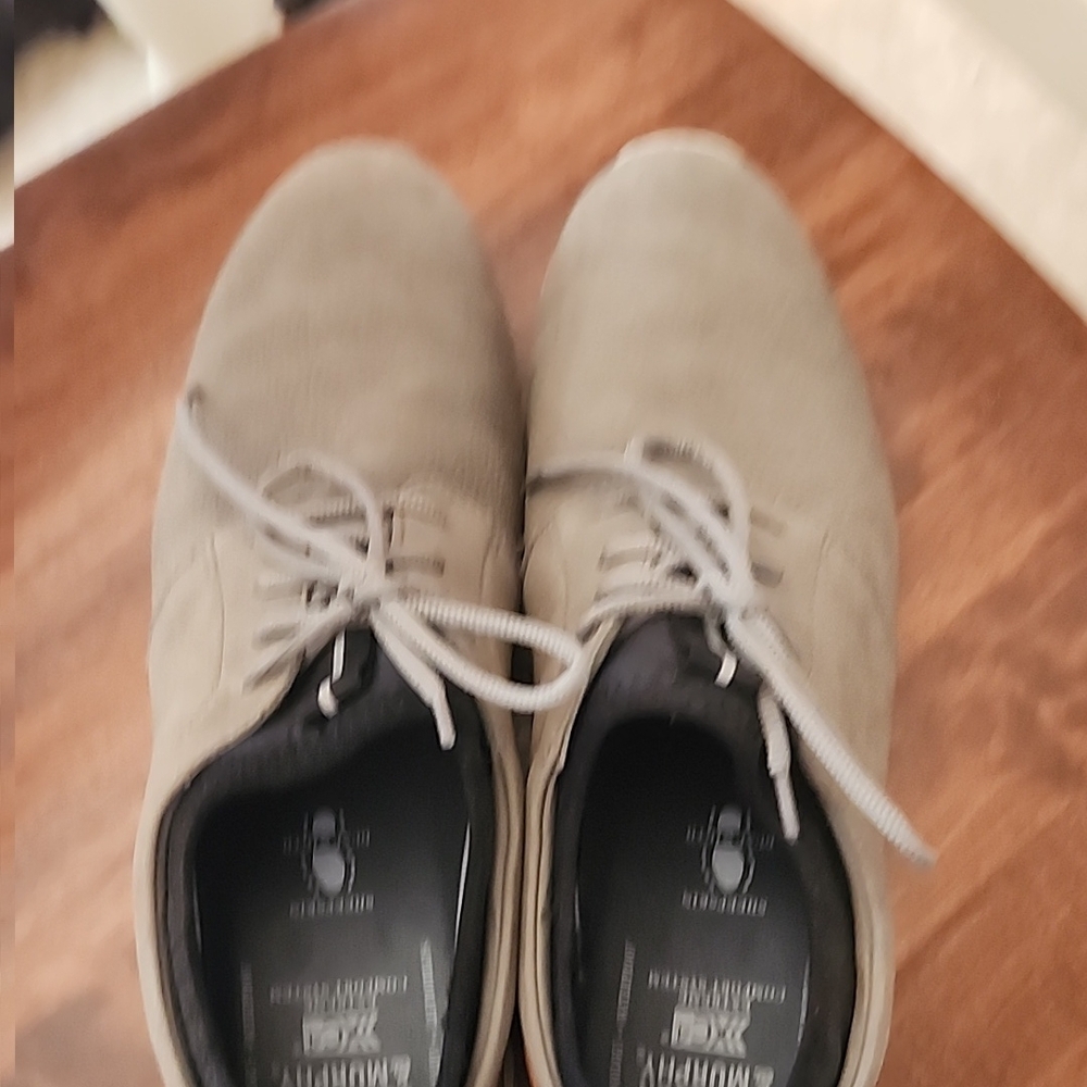 Men's Suede Lace-Up Shoes - Tan